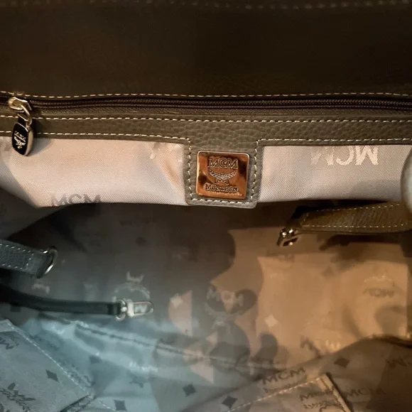 MCM Diamond print Tote